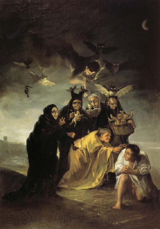 Francisco Goya The Spell Norge oil painting art